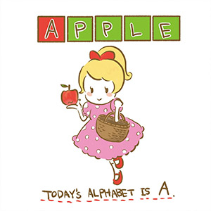 A:apple